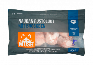 Mush B.A.R.F. Basic Nöt broskben 800g - Fyst Hundmat