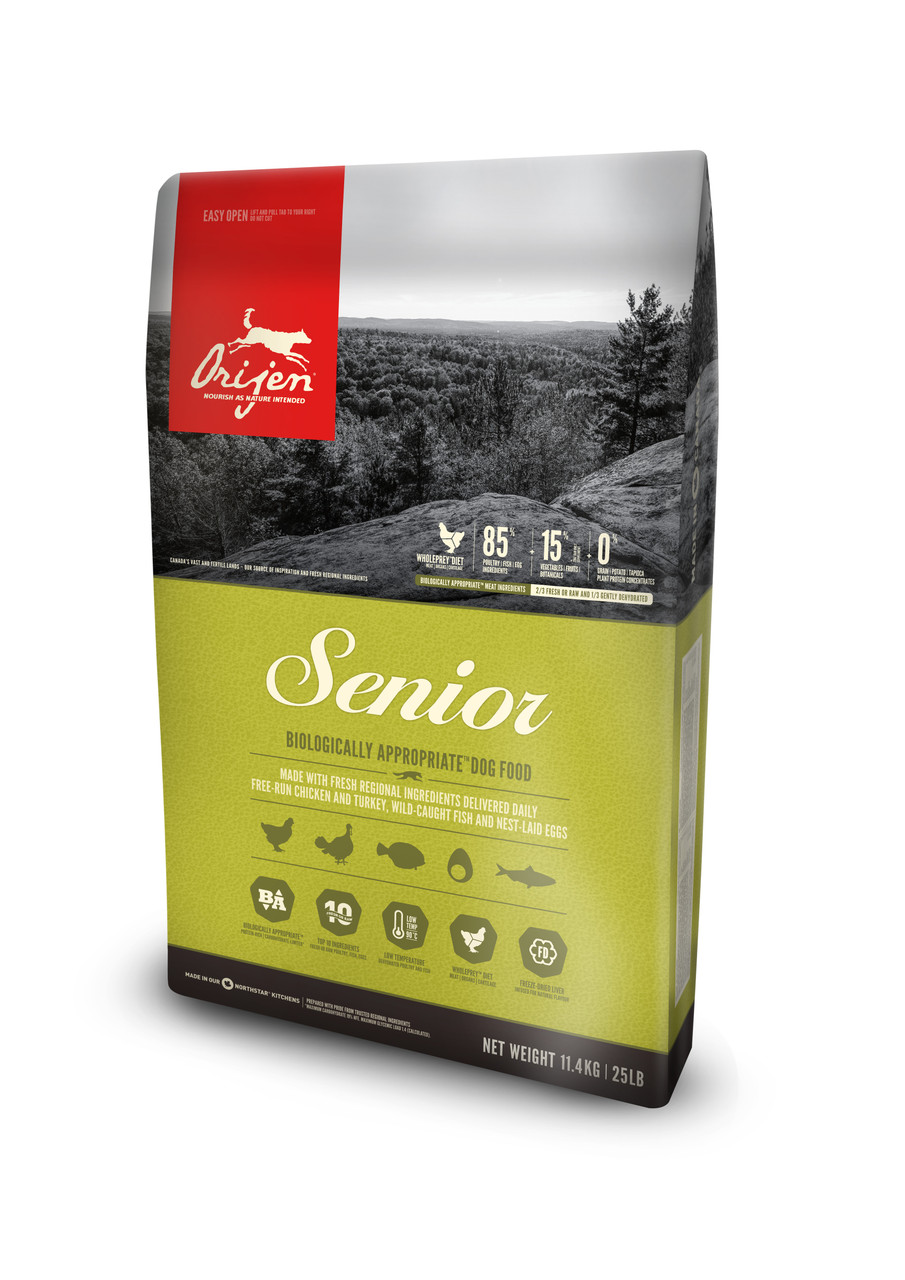 Dog Senior Torrfoder - 11,4 kg - Orijen