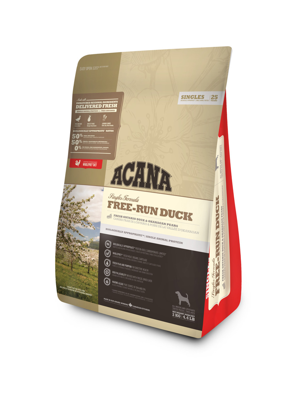 Dog Free-run Duck Torrfoder - 2 kg - Acana