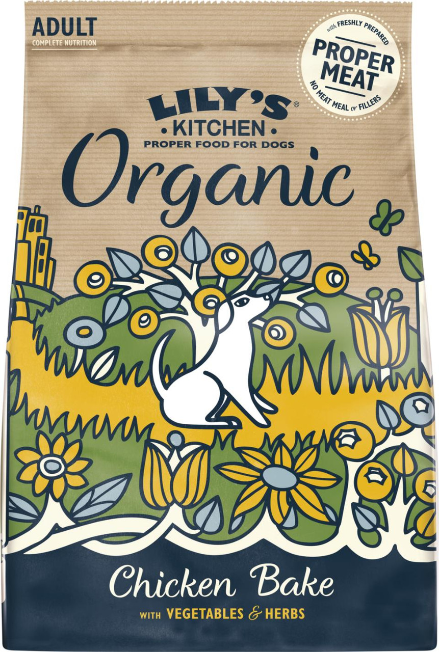 Organic Chicken Bake Torrfoder för Hundar - 7 kg - Lilys kitchen