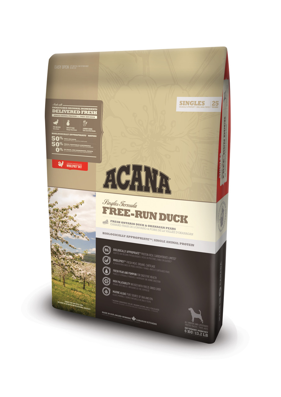 Dog Free-run Duck Torrfoder - 6 kg - Acana