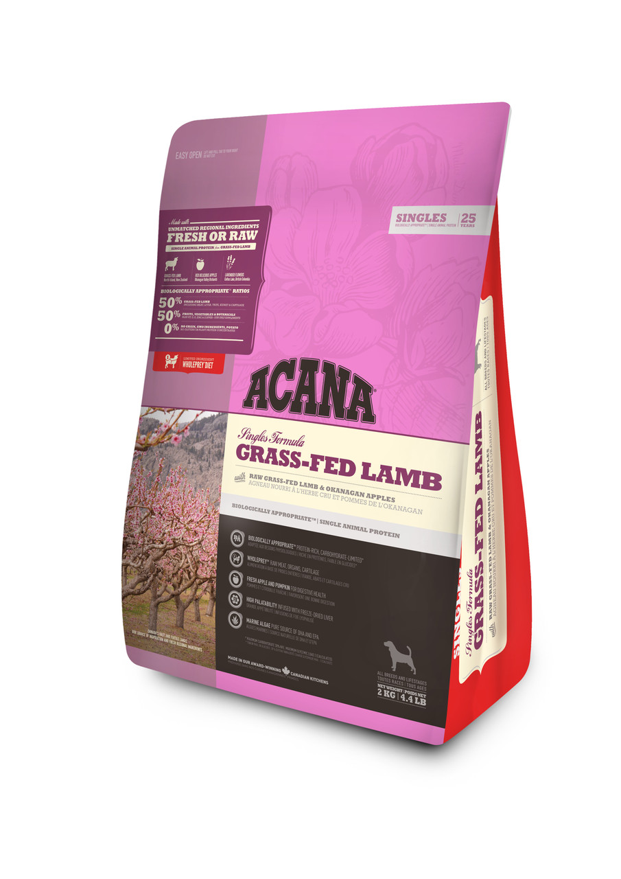Dog Grass-Fed Lamb Torrfoder - 2 kg - Acana