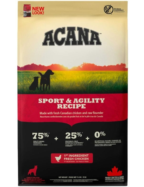 Torrfoder Sport & Agility till Hund - 17 kg - Acana