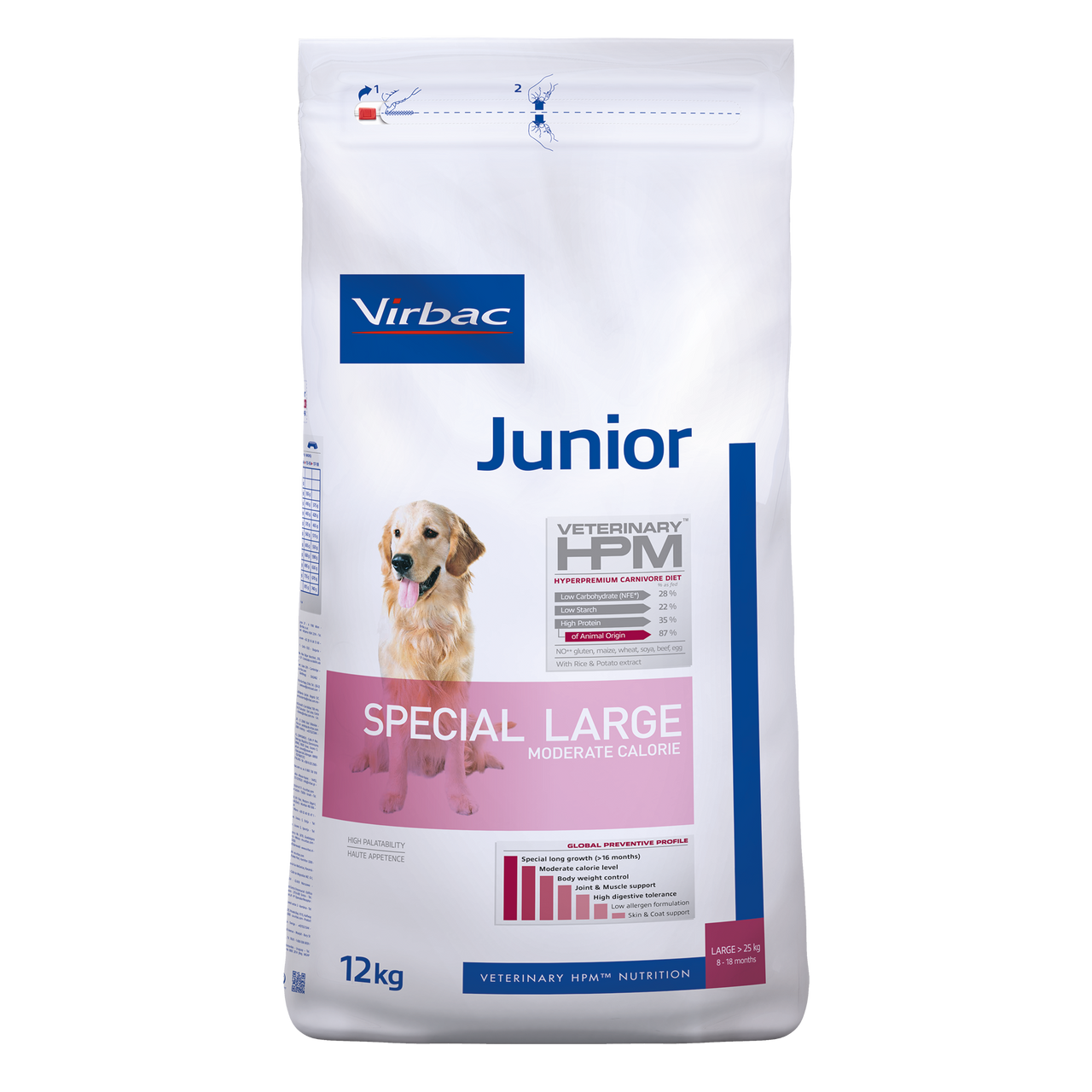 Junior Hundfoder Special Large - 12 kg - Virbac