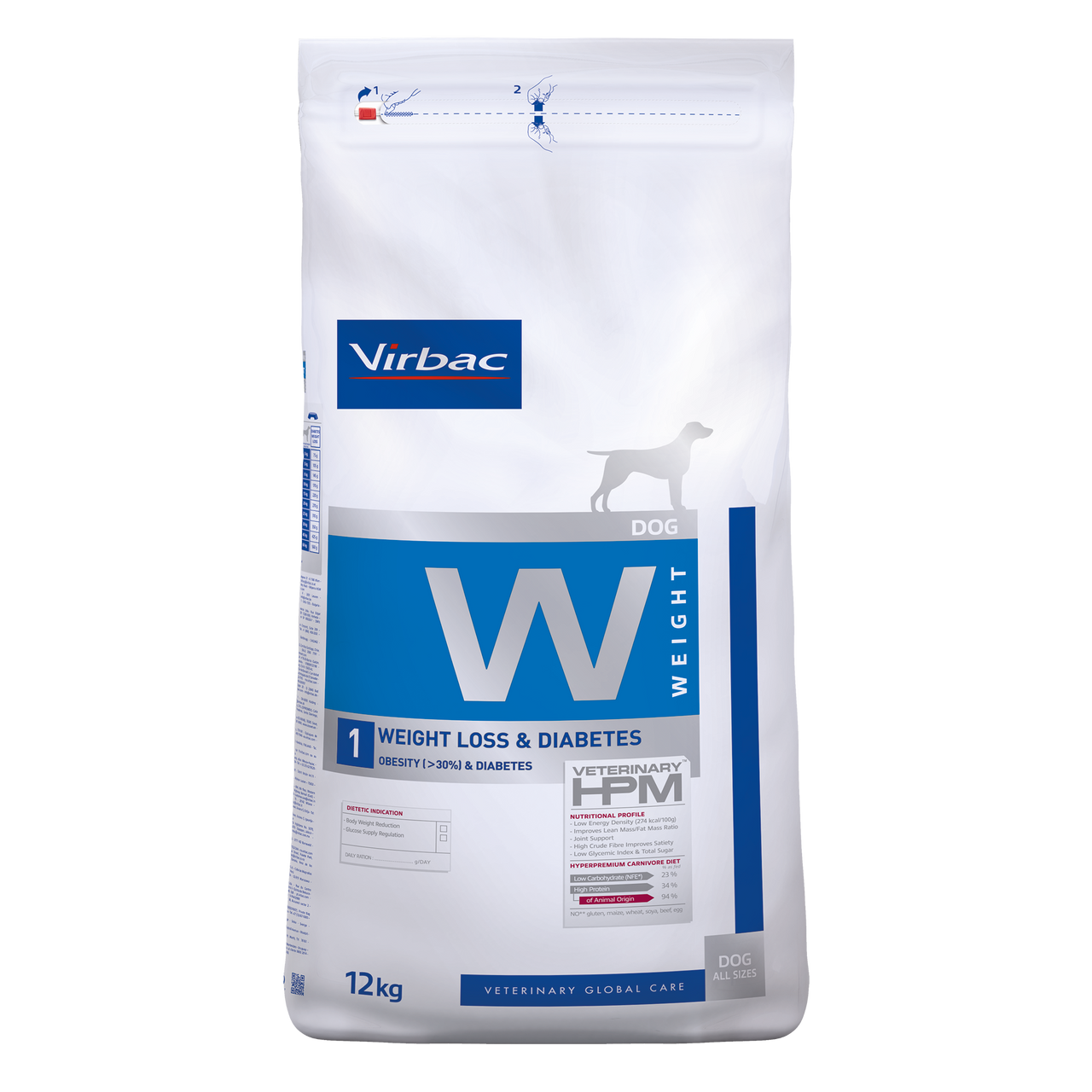 Weight 1 Torrfoder till Hund - 12 kg - Virbac