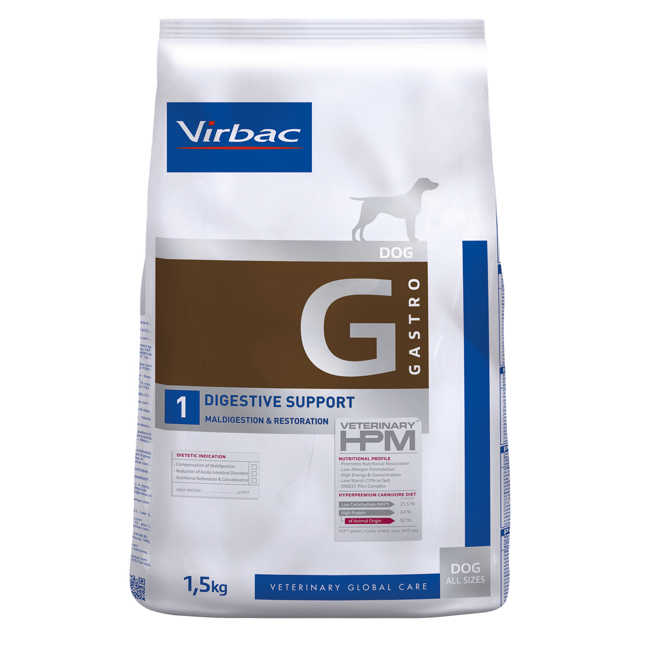Gastro 1 Hundfoder - 1,5 kg - Virbac