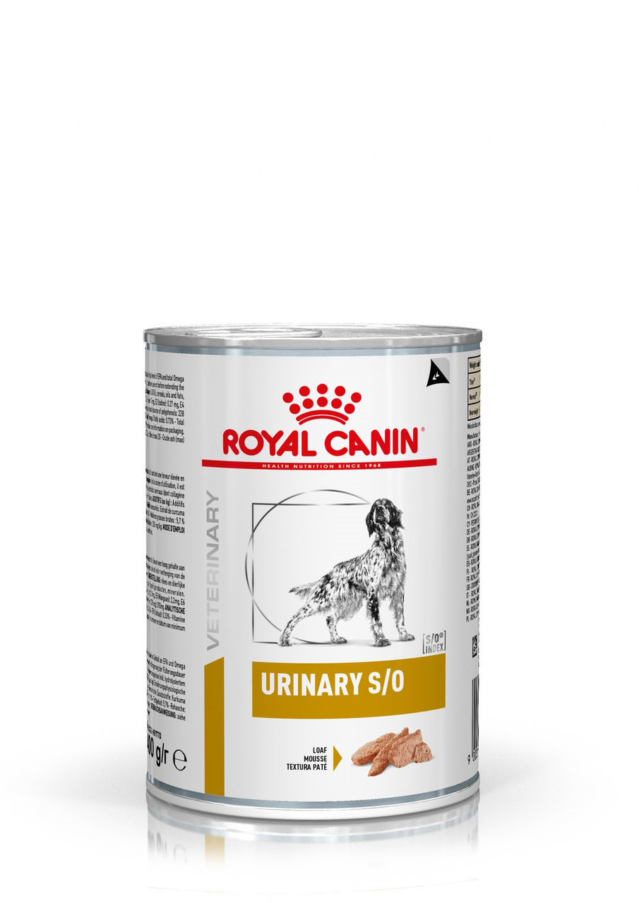 Veterinary Diets Dog Urinary S/O Loaf Can - 12 x 410 g - Royal Canin Veterinary Diets