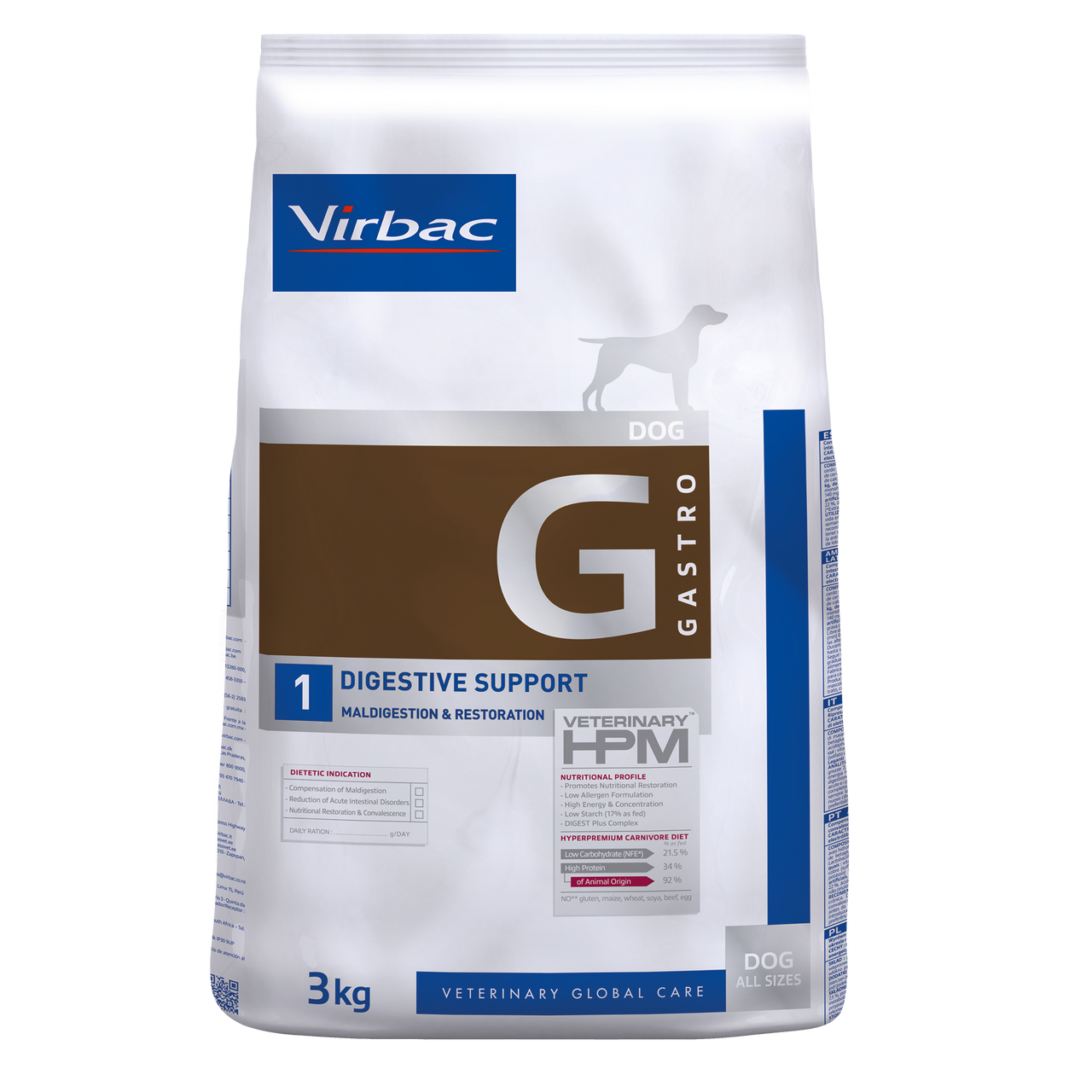 Gastro 1 Hundfoder - 3 kg - Virbac