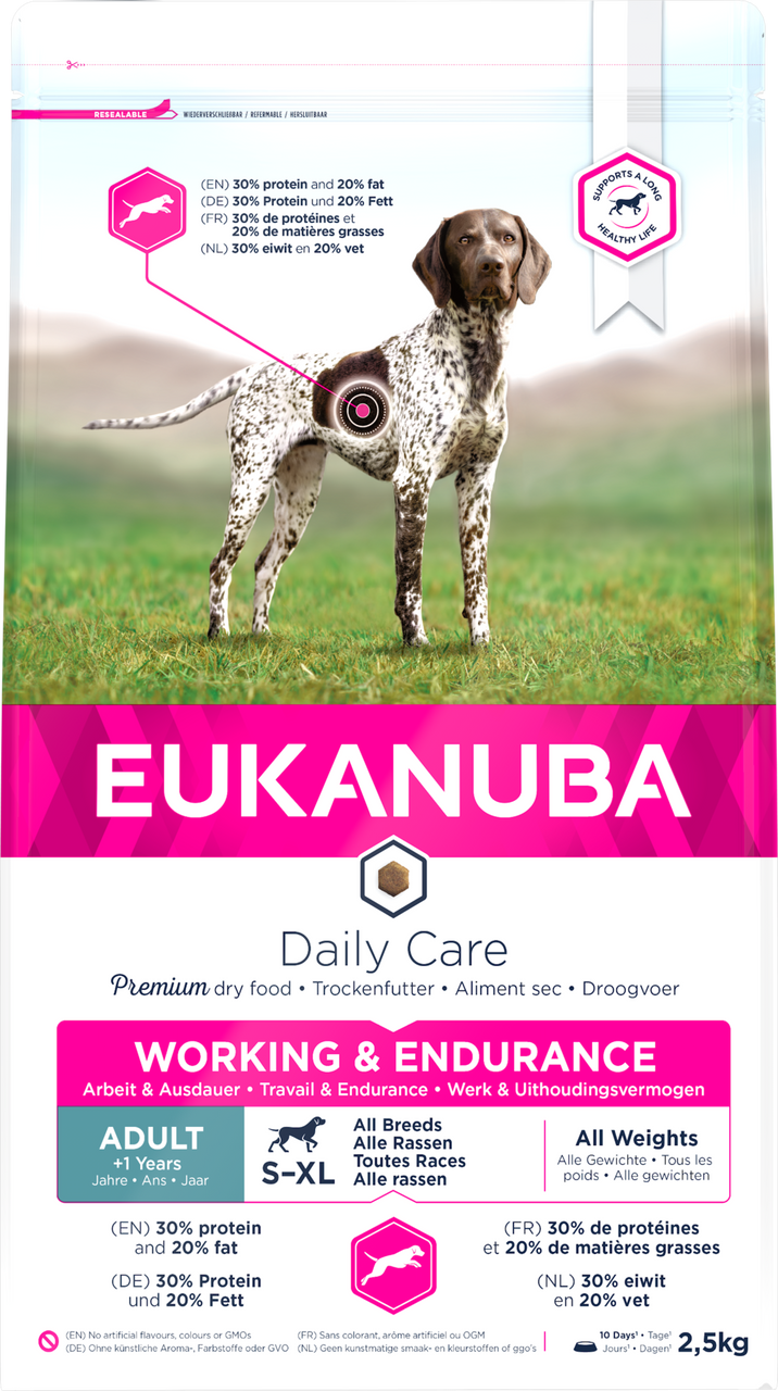 Dog Adult Working & Endurance - 19 kg - Eukanuba