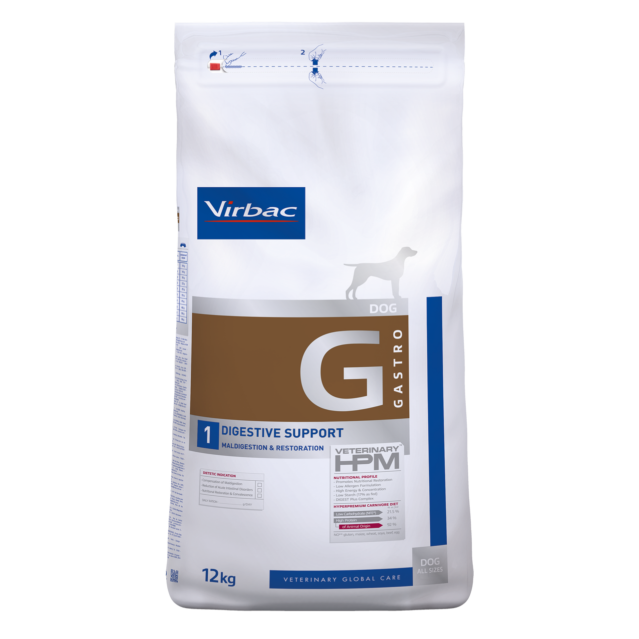 Gastro 1 Hundfoder - 12 kg - Virbac