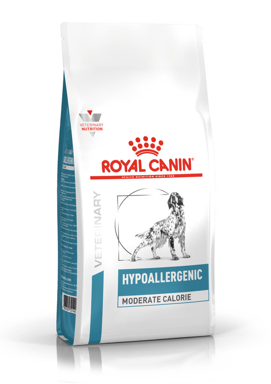 Veterinary Diets Derma Hypoallergenic Moderate Calorie för hund - 14 kg - Royal Canin Veterinary Diets