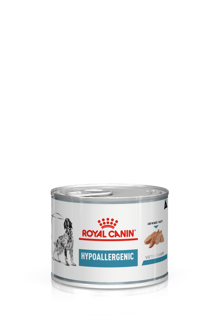 Veterinary Diets Derma Hypoallergenic Loaf Can för hund - 12 x 400 g - Royal Canin Veterinary Diets