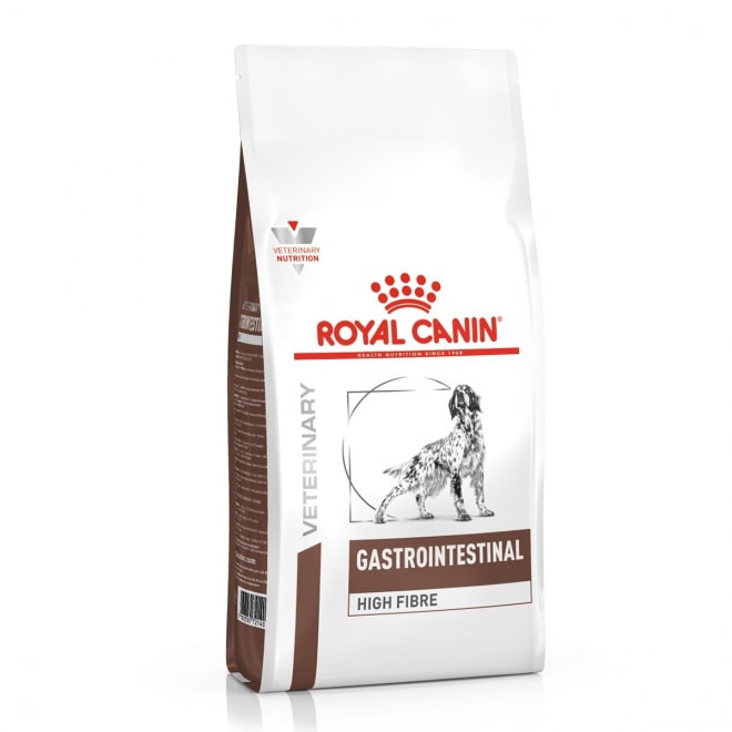 Veterinary Diets Dog Gastro Intestinal High Fibre Torrfoder för Hund - 2 kg - Royal Canin Veterinary Diets
