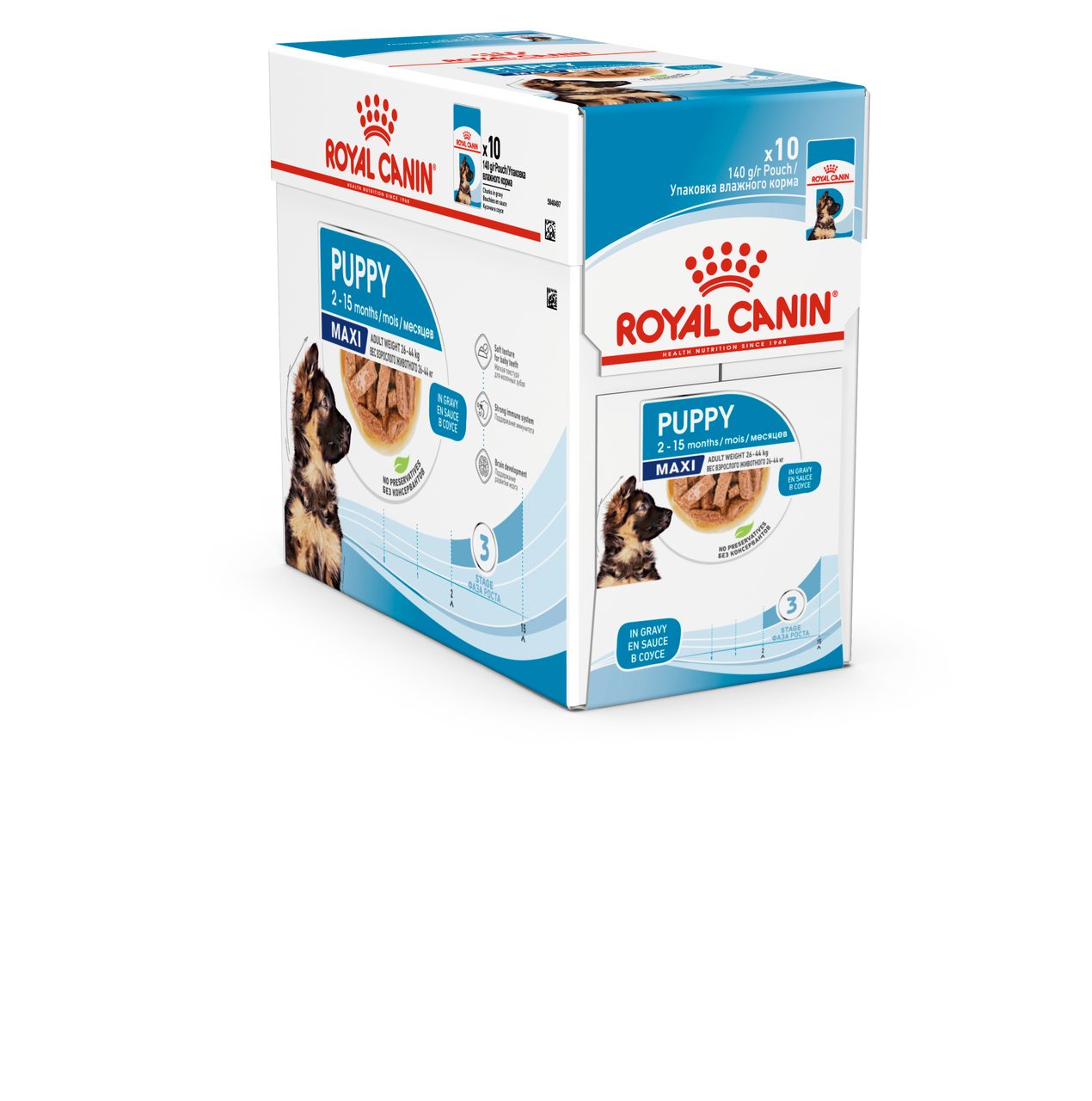 Maxi Puppy Våtfoder för hundvalp - 10 x 140 g - Royal Canin