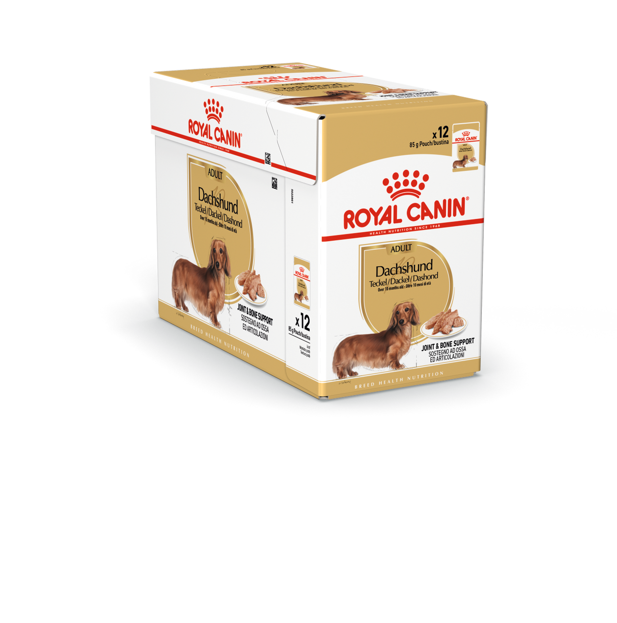 Dachshund Adult Våtfoder för hund - 12 x 85 g - Royal Canin