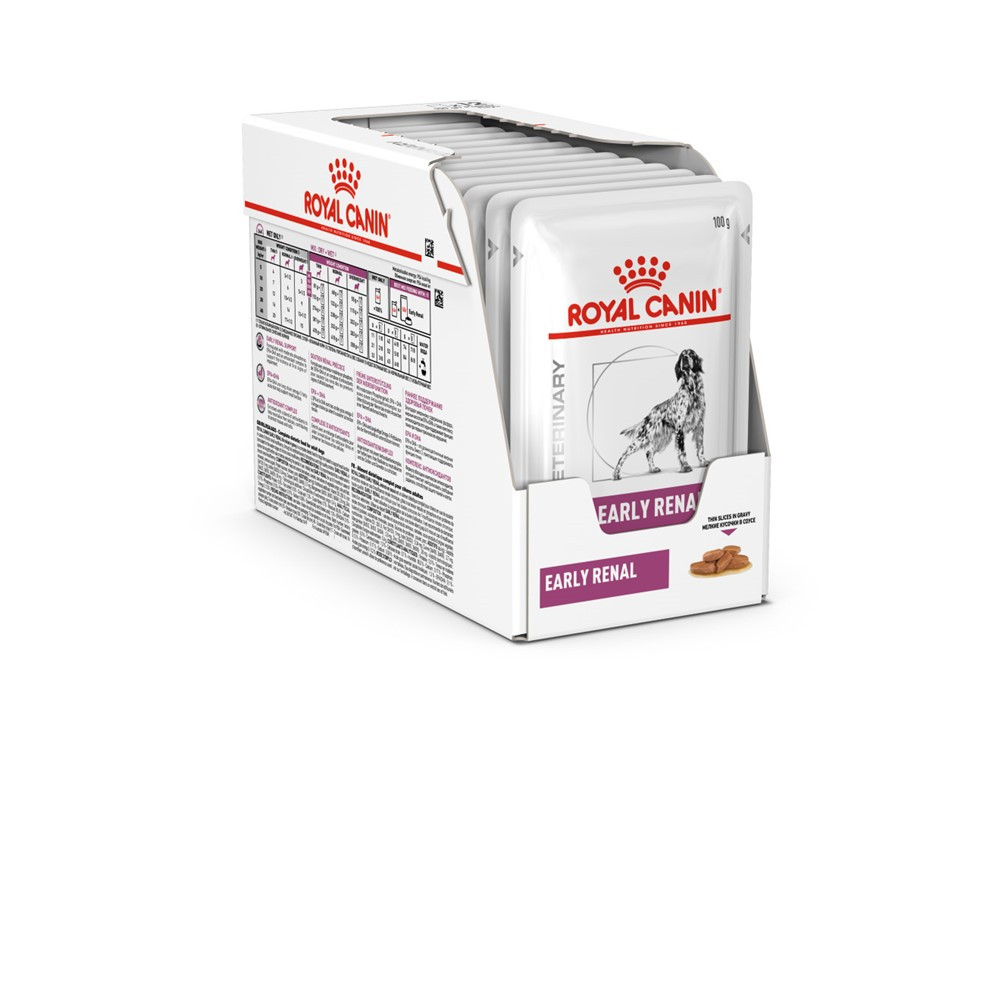 Veterinary Diets Vital Early Renal in Gravy Pouch för hund - 12 x 85 g - Royal Canin Veterinary Diets