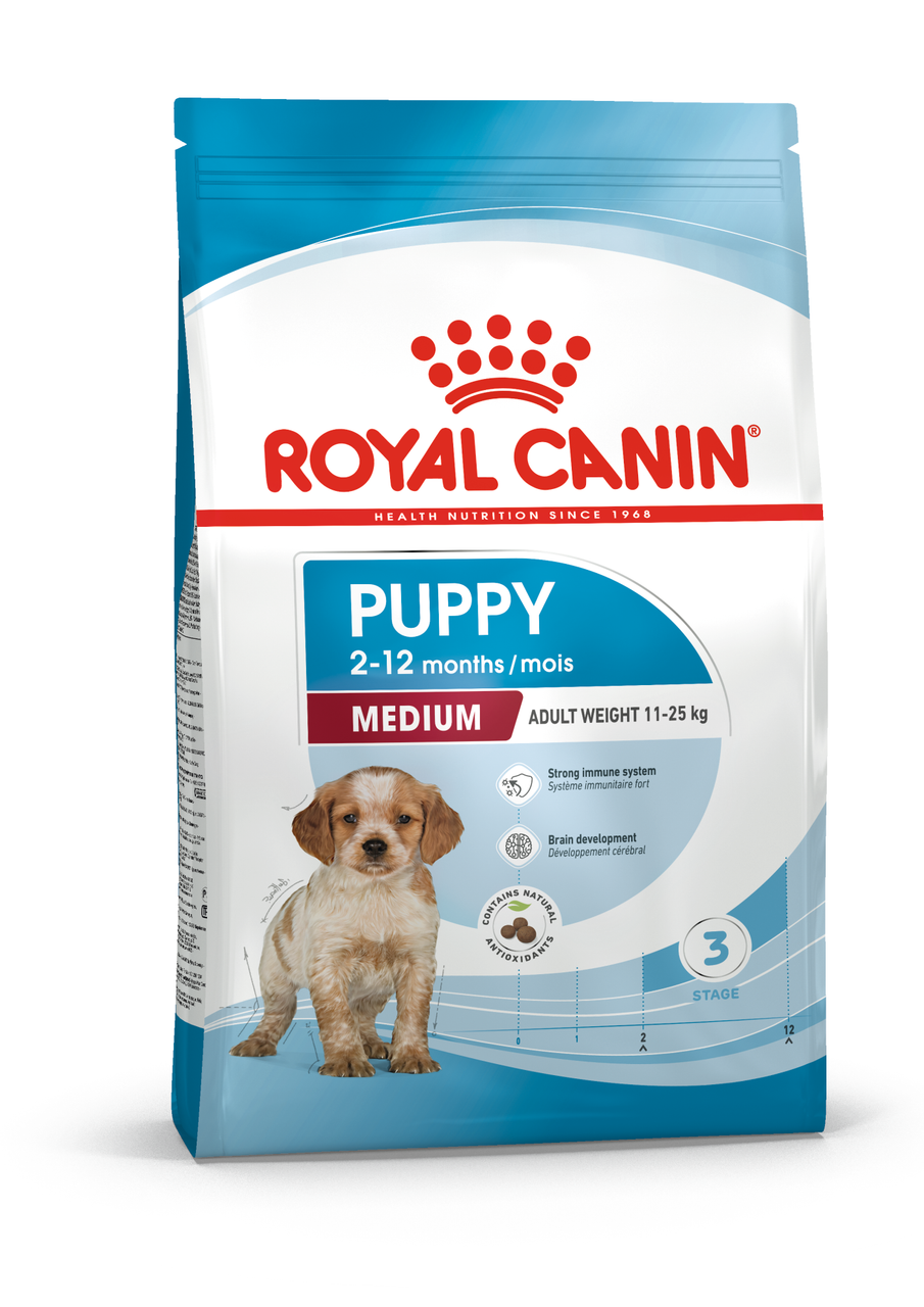 Medium Puppy Torrfoder till Valp - 10 kg - Royal Canin