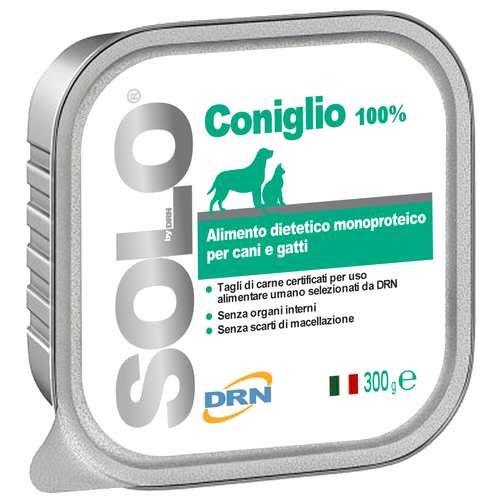 DRN Solo Kanin Monoprotein Våtfoder för hund & katt - 300 g - Nextmune