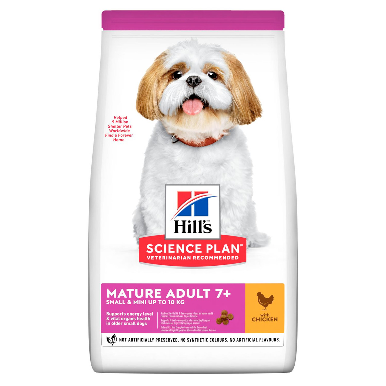 Mature Adult Small & Mini torrfoder med kyckling Hundfoder - 1,5 kg - Hill’s