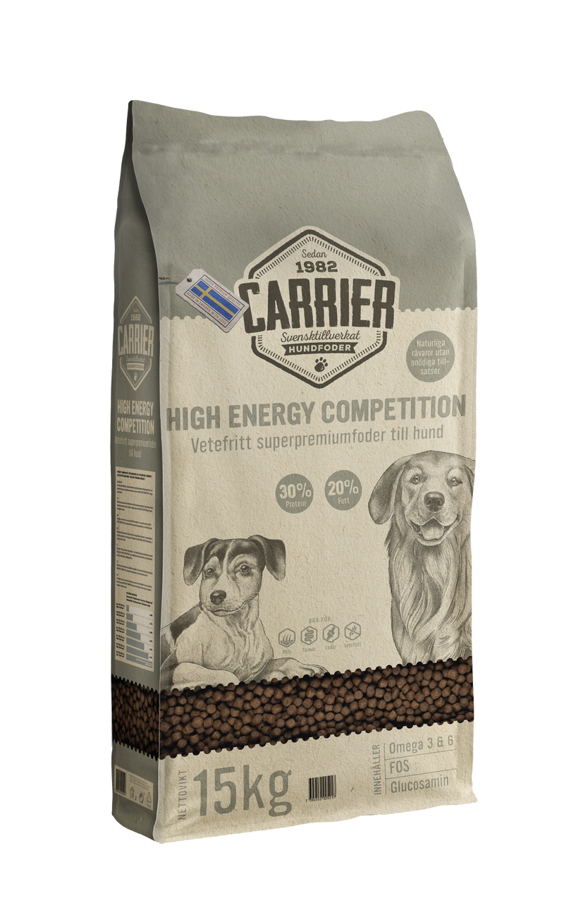 High Energy Competition Hundfoder - 15 kg - Carrier