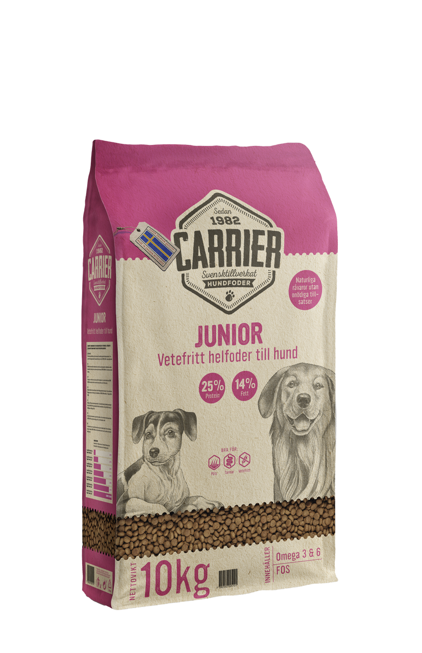 Junior Hundfoder - 10 kg - Carrier