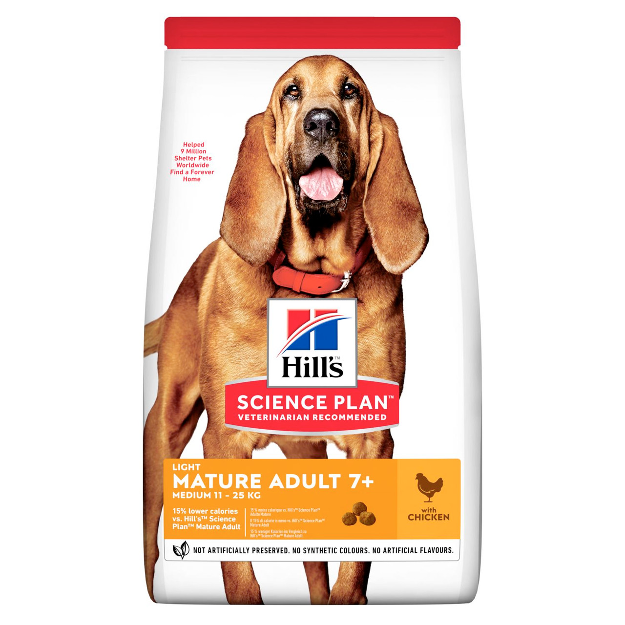 Mature Adult Light Medium torrfoder med kyckling Hundfoder - 14 kg - Hill’s