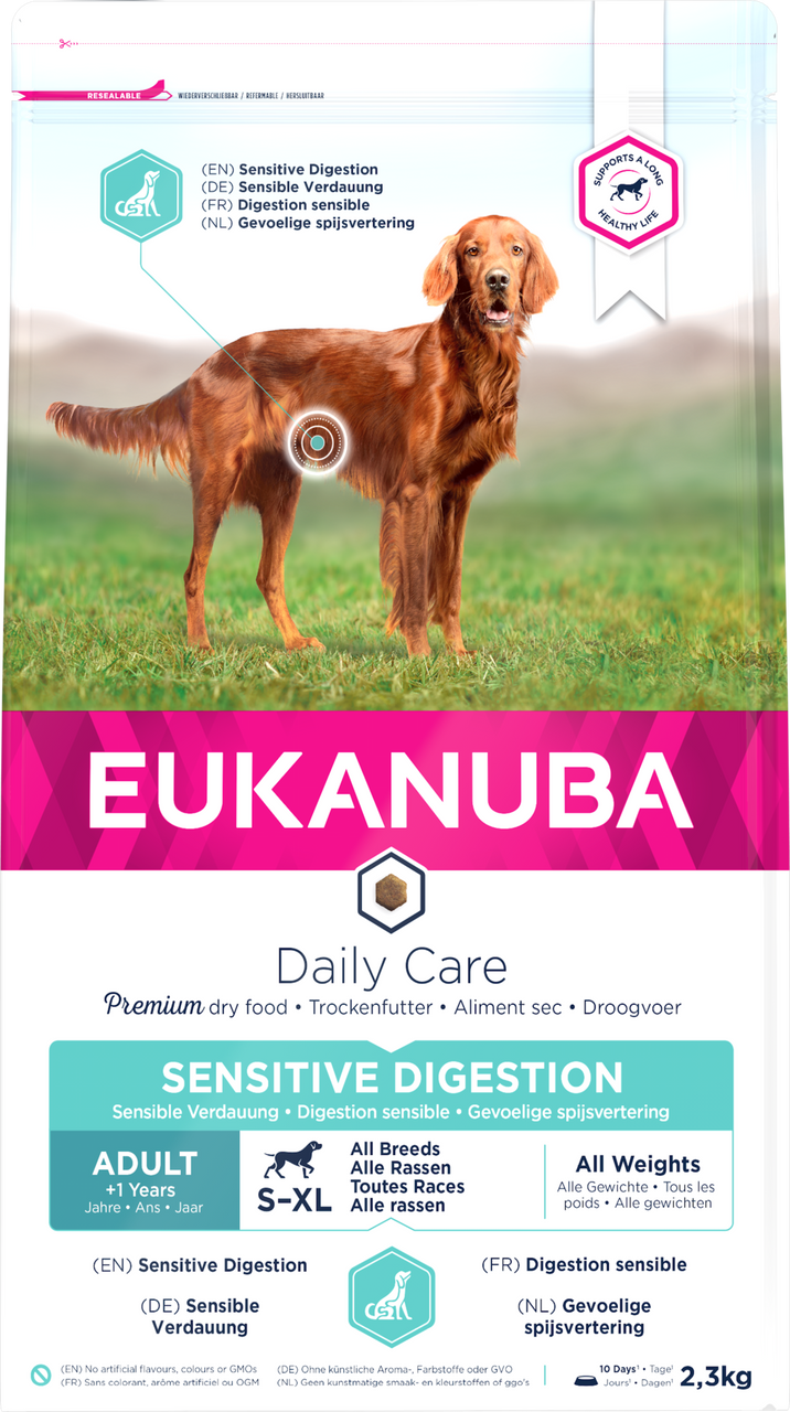 Dog Daily Care Adult Sensitive Digestion - 2,3 kg - Eukanuba