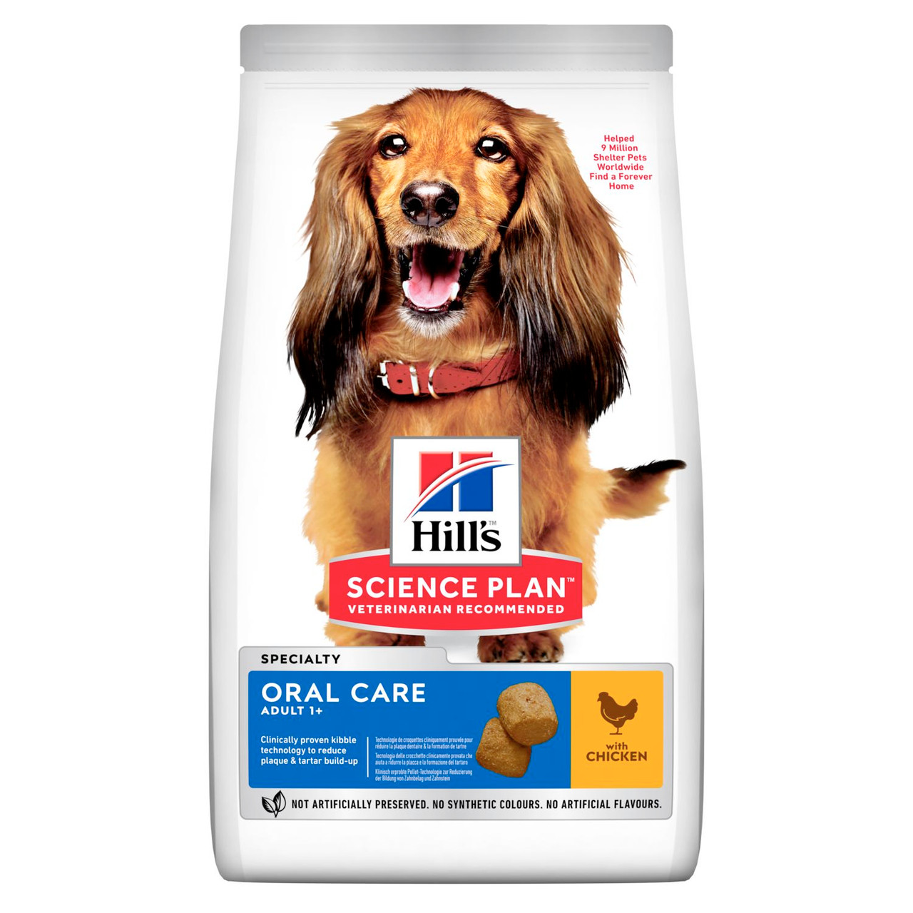 Adult Oral Care Medium torrfoder med kyckling Hundfoder - 12 kg - Hill’s