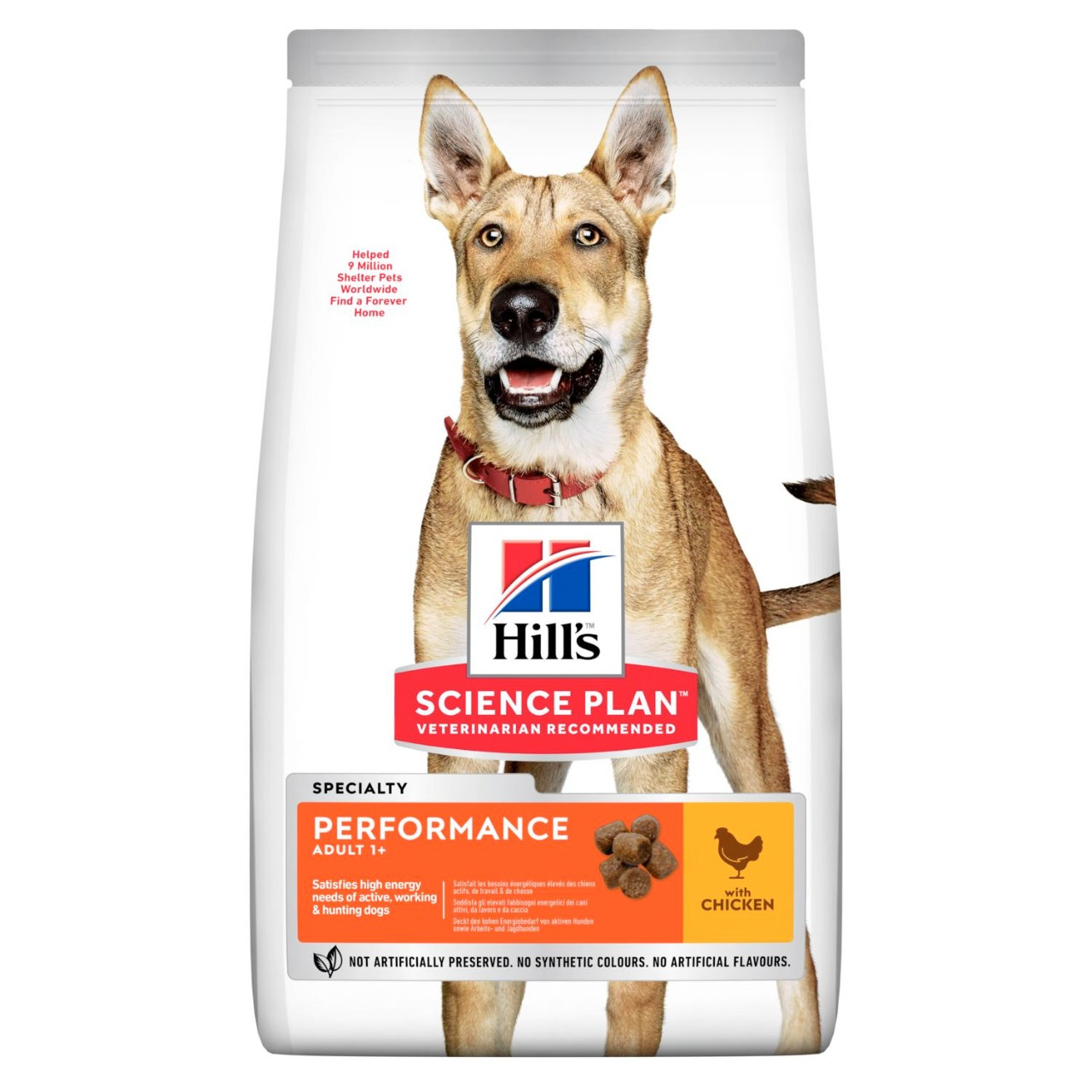 Adult Performance torrfoder med kyckling Hundfoder - 14 kg - Hill’s