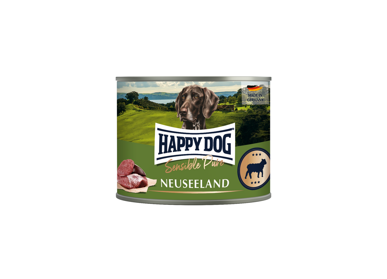 Puré Grain Free Lamm Hundfoder - 6 x 200 g - HappyDog