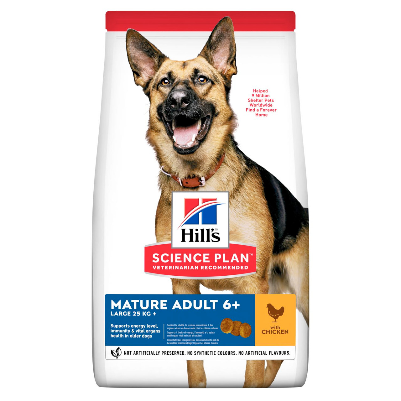 Mature Adult Large Breed torrfoder med kyckling Hundfoder - 14 kg - Hill’s