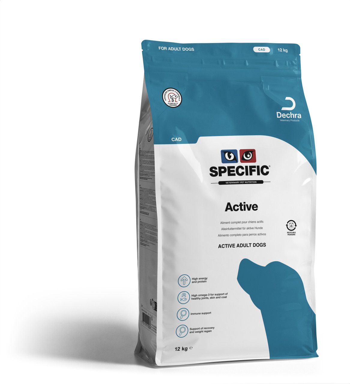 Adult Active CAD hundfoder - 12 kg - Specific