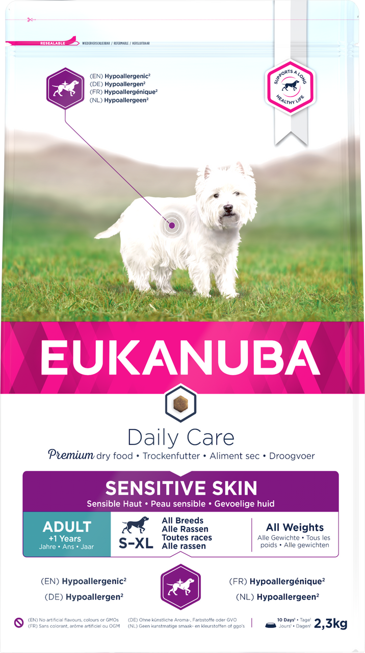 Dog Daily Care Sensitive Skin - 12 kg - Eukanuba