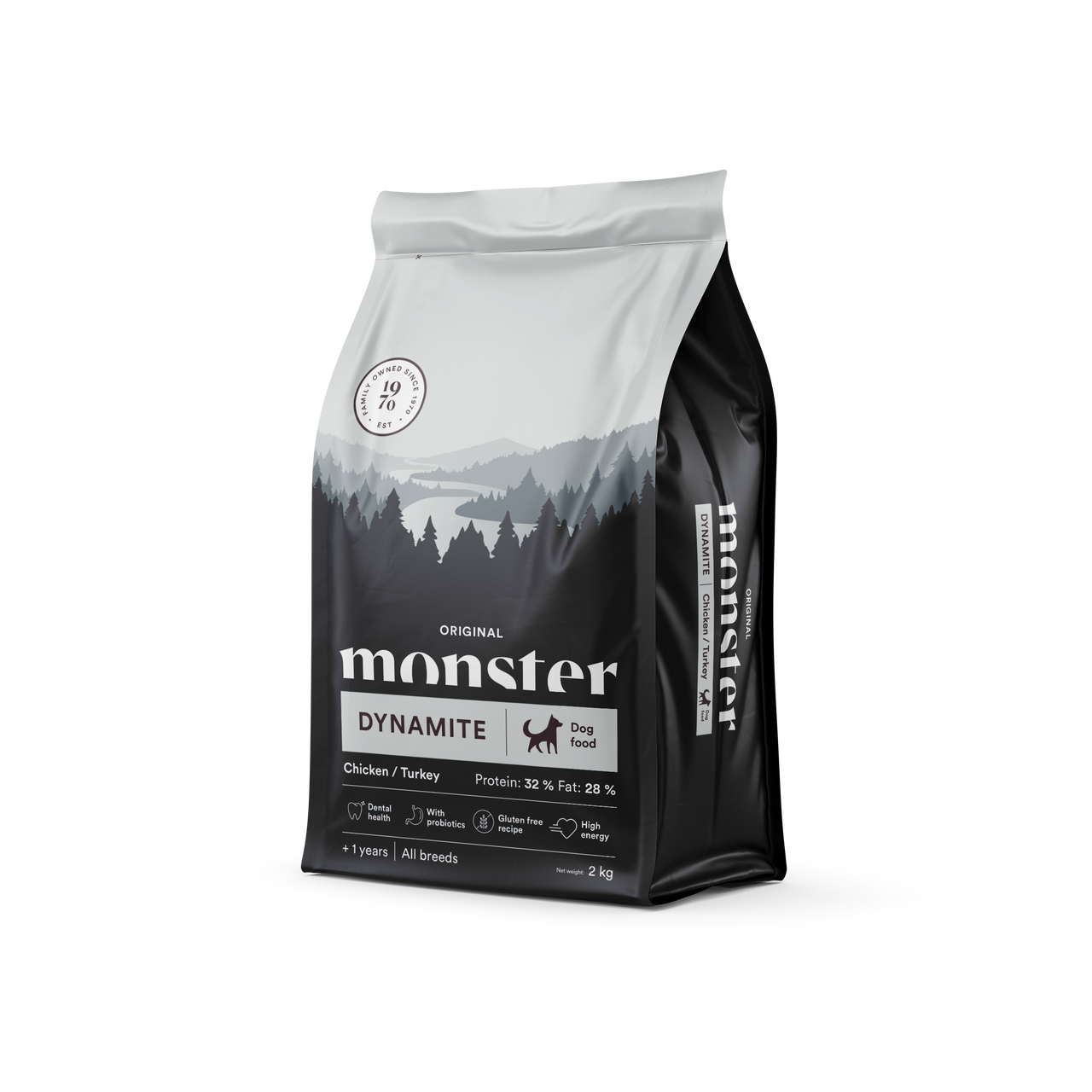 Dog Original Dynamite All Breed Chicken & Turkey - 2 kg - Monster