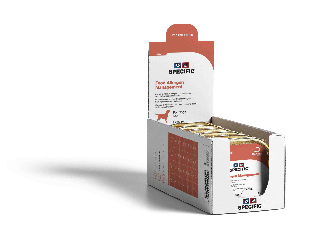 Food Allergen Management CDW hundfoder - 6 x 300 g - Specific