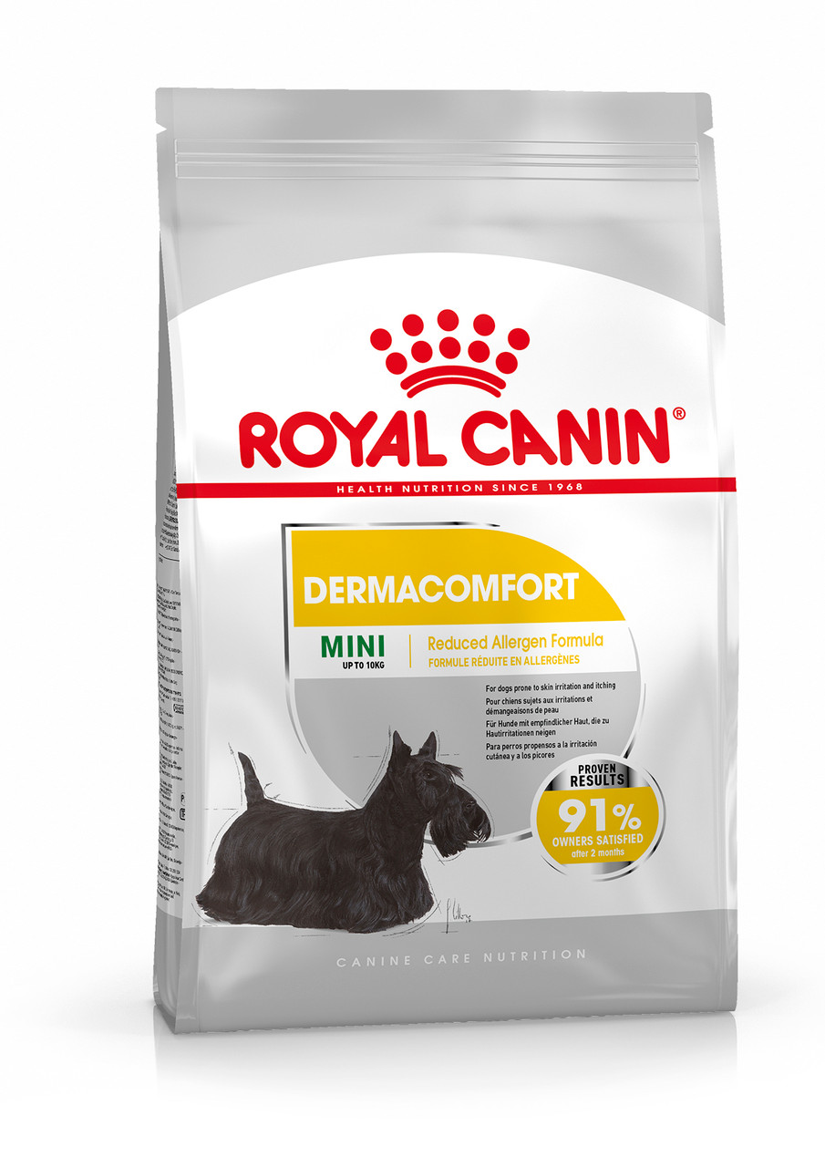Dermacomfort Adult Mini Torrfoder för hund - 3 kg - Royal Canin