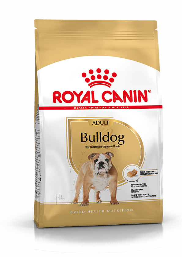 Bulldog Adult Torrfoder för hund - 12 kg - Royal Canin