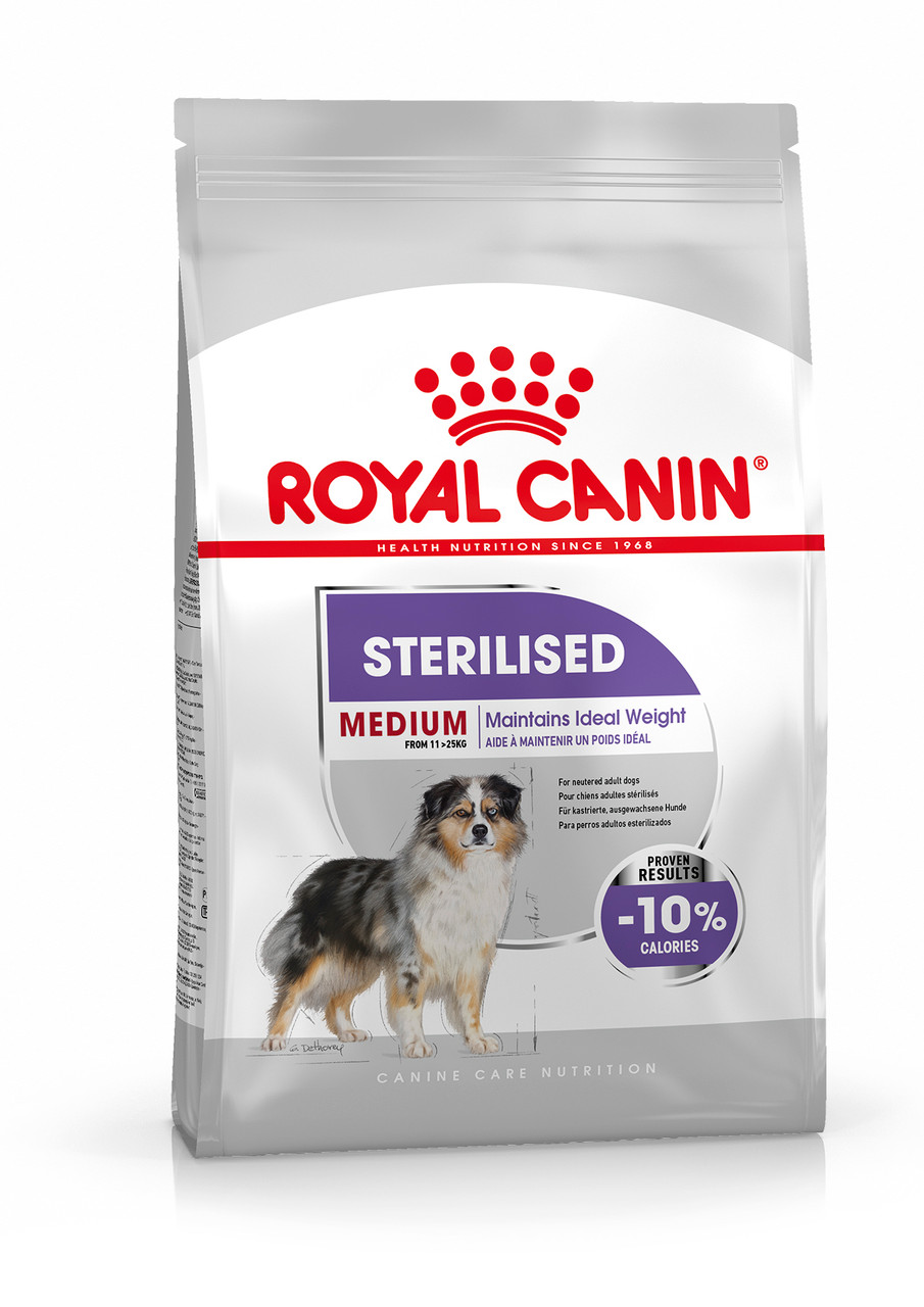 Sterilised Adult Medium Torrfoder för hund - 12 kg - Royal Canin