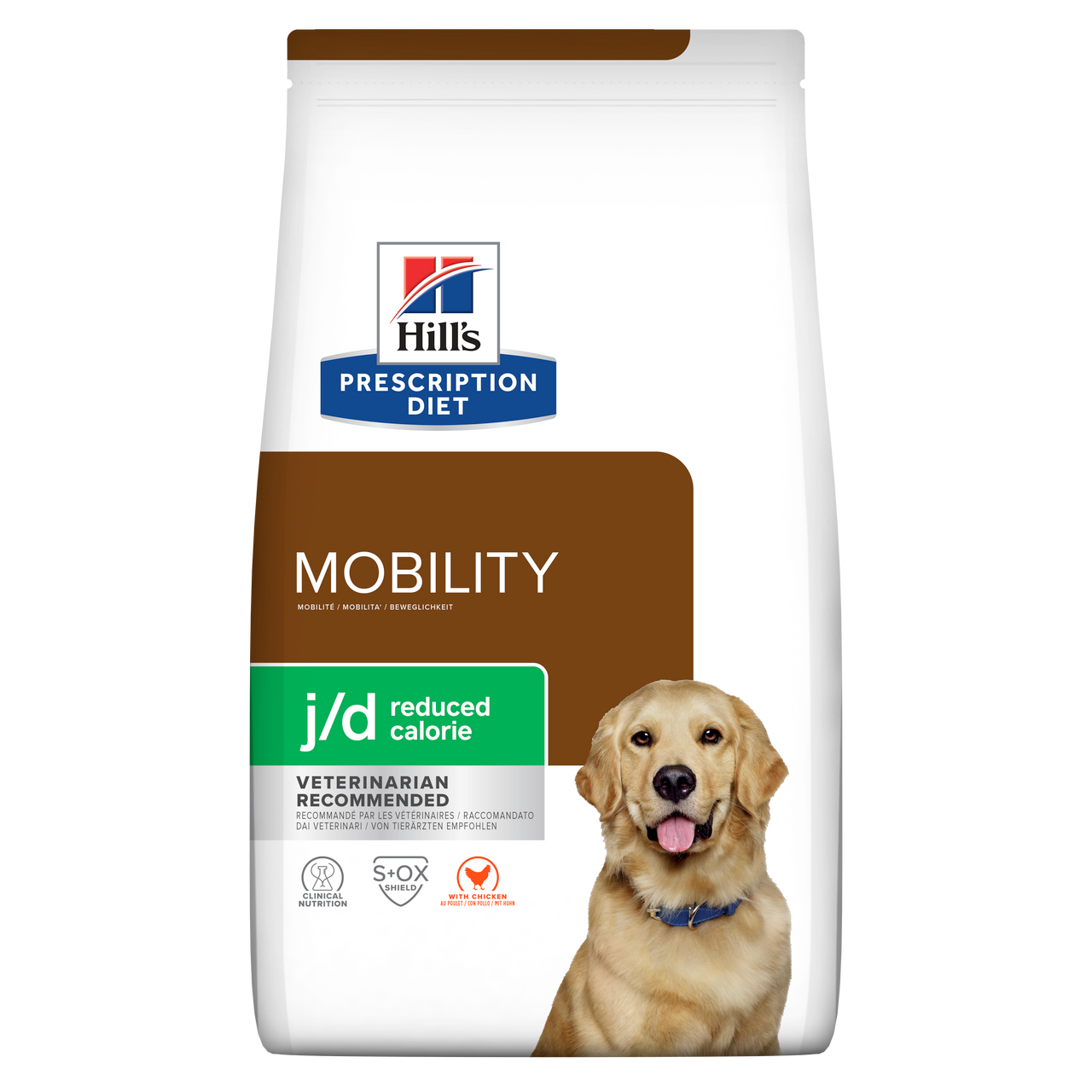 Prescription Diet j/d Reduced Calorie Torrfoder med Kyckling Hundfoder - 12 kg - Hill’s
