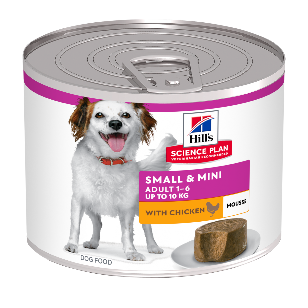 Small & Mini Adult Mousse Hundfoder med Kyckling - 12 x 200 g - Hill’s