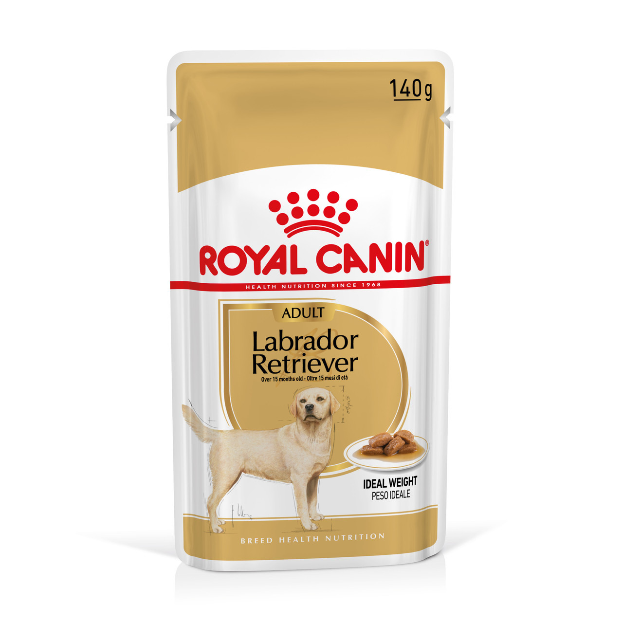 Labrador Retriever Adult Våtfoder för hund - 10 x 140 g - Royal Canin