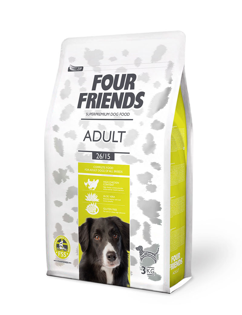 Adult Hundfoder - 3 kg - FourFriends