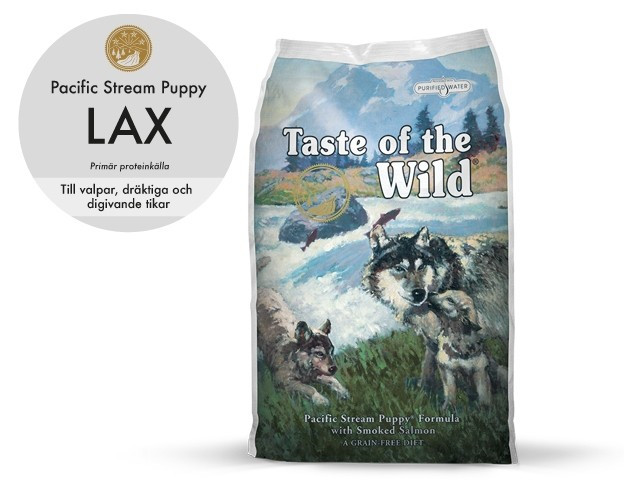 Pacific Stream Puppy Hundfoder - 12,2 kg - Taste of the Wild