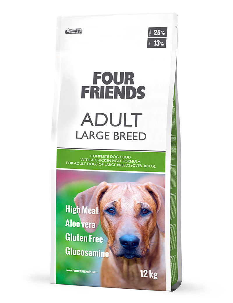 Adult Large Breed Hundfoder - 12 kg - FourFriends