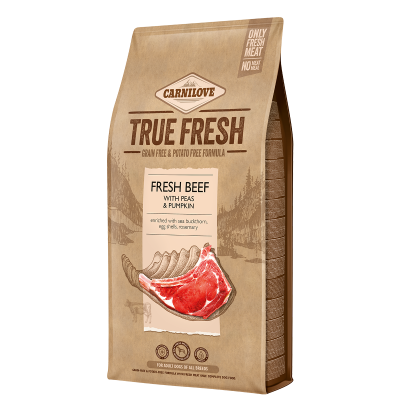 True Fresh Beef Adult Dogs Torrfoder - 4 kg - Carnilove