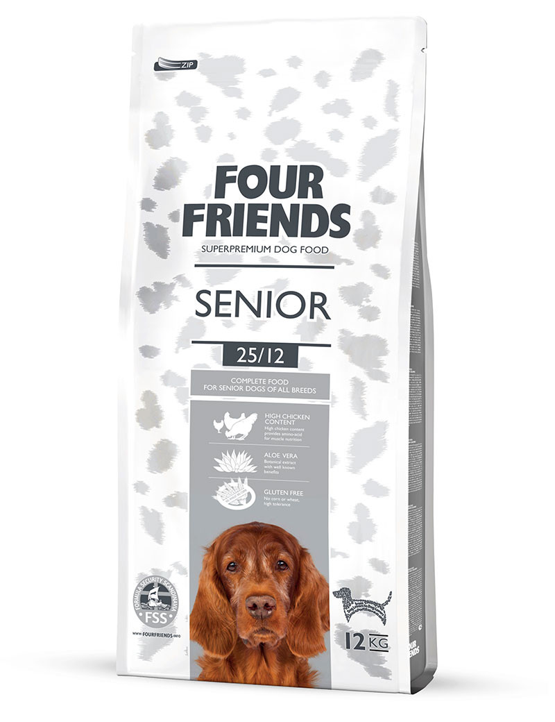 Senior Hundfoder - 12 kg - FourFriends