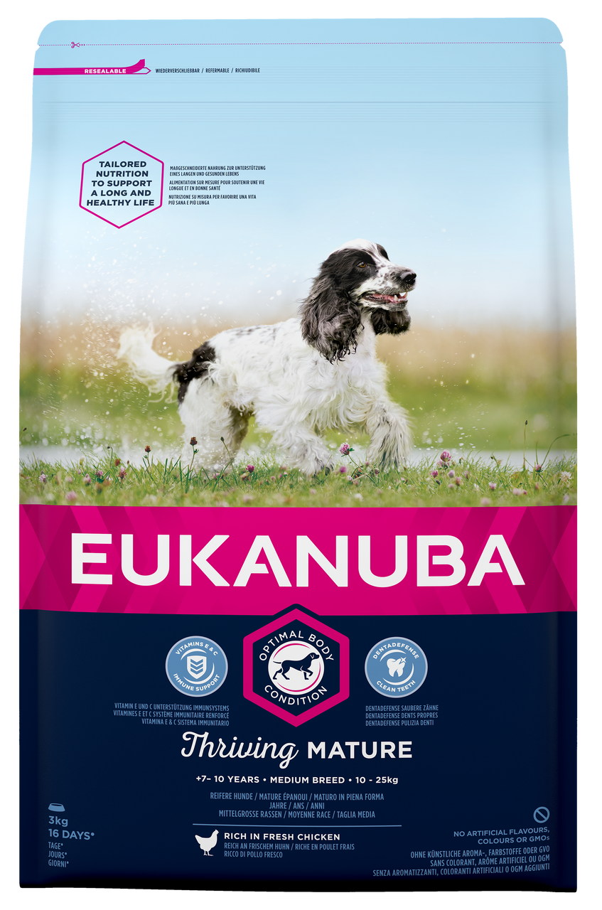 Dog Mature Medium - 3 kg - Eukanuba