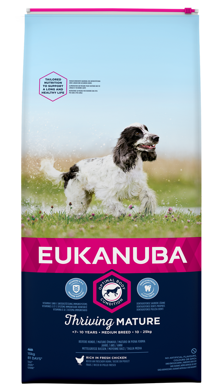 Dog Mature Medium - 15 kg - Eukanuba