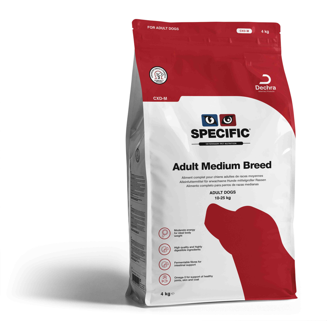 Adult Medium Breed CXD-M för hund - 4 kg - Specific
