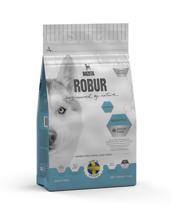 Sensitive Grain Free Reindeer Hundfoder - 3 kg - Bozita Robur